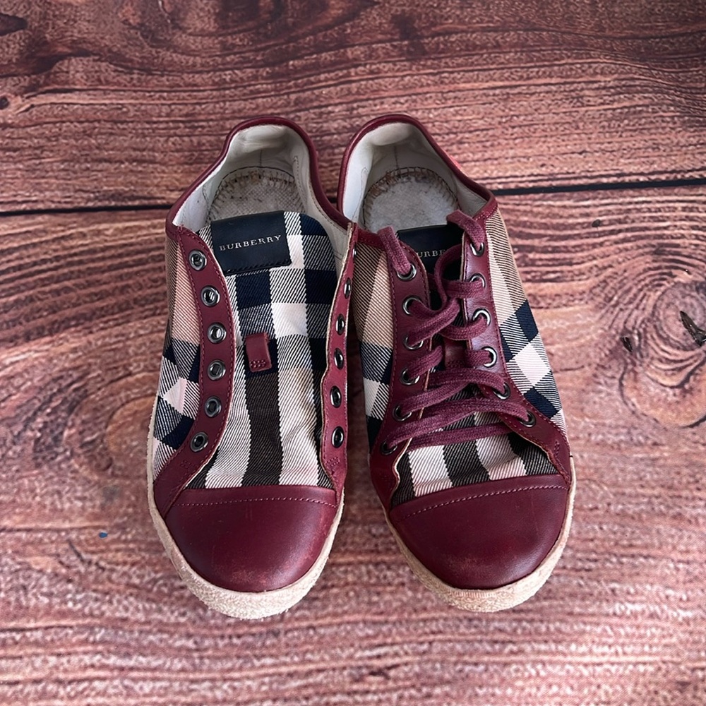 Burberry Sneakers Shoes Size 37.